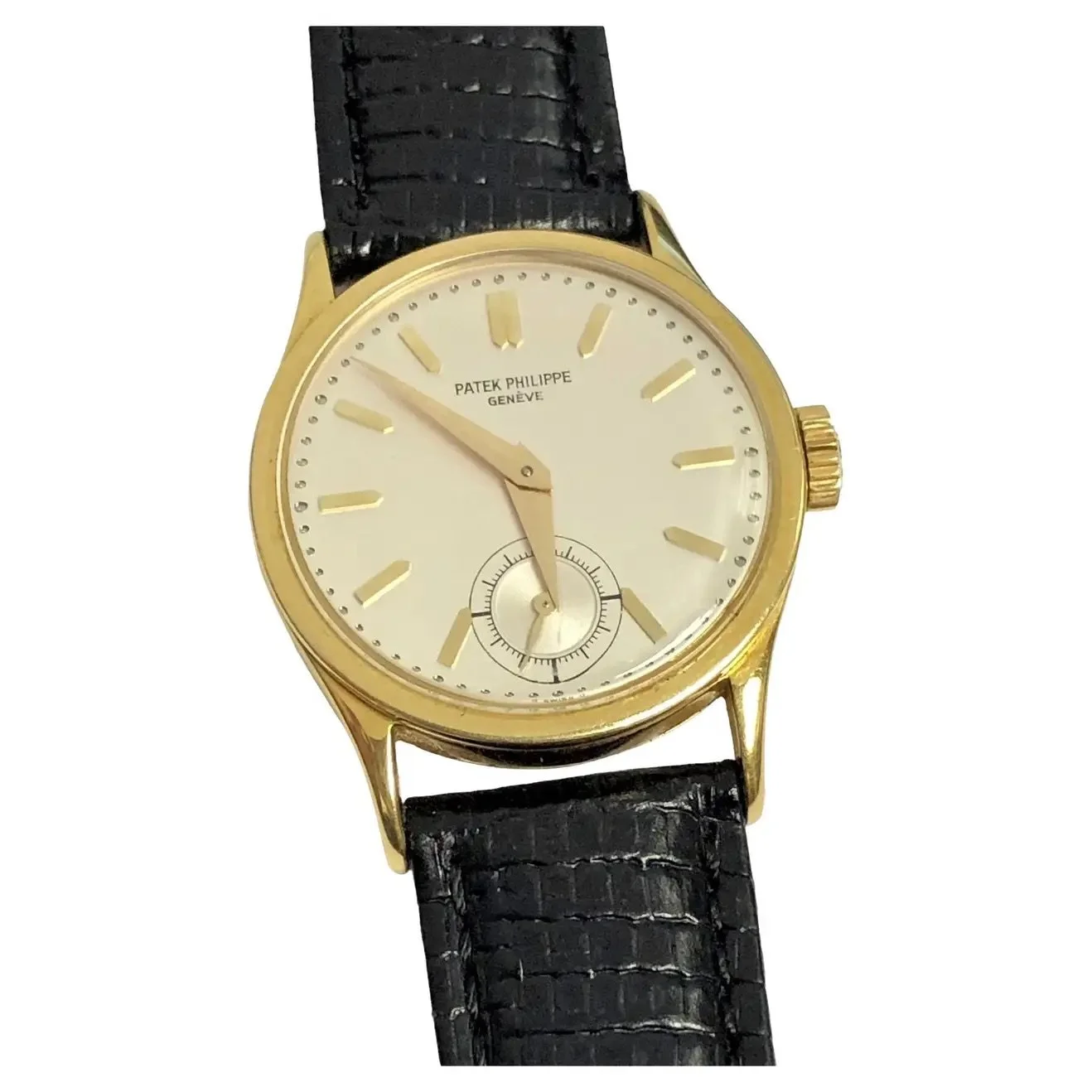 Patek Philippe Ref 96 Calatrava Vintage 1945 Yellow Gold Mechanical Wrist Watch N. GREEN AND SONS